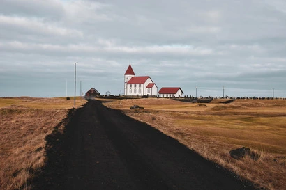 Icelandic abandoned village